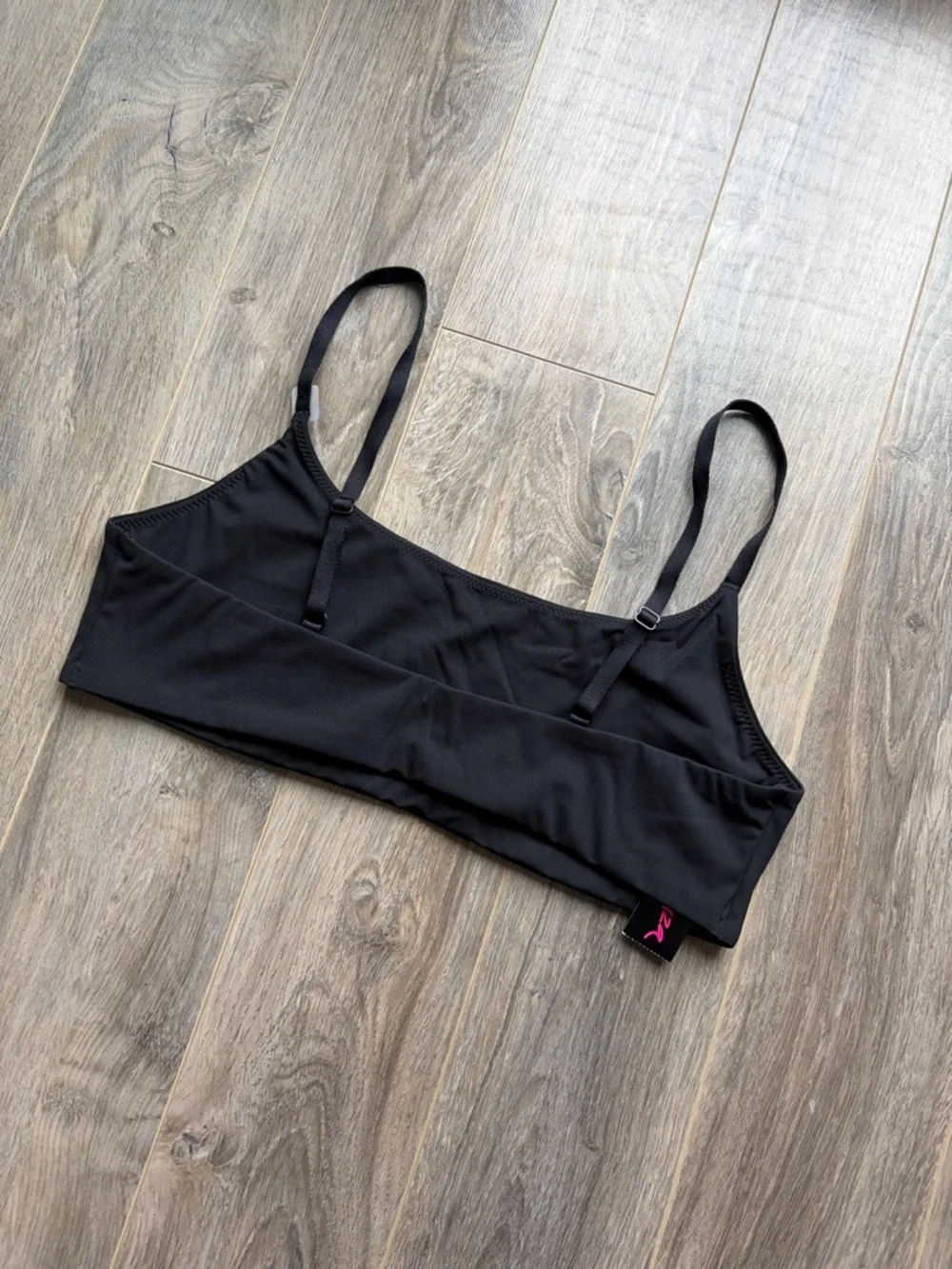 NWT La Senza Black Adjustable Strap Butter Bralette - Picture 4 of 5